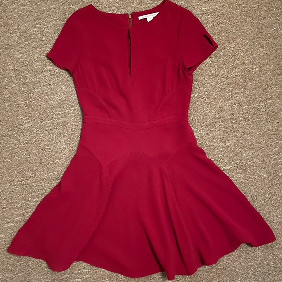 DVF red mini dress - Picture 4 of 4